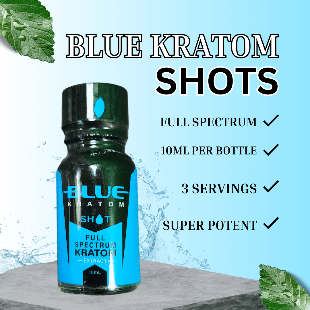 Blue Full Spectrum Kratom Extract Shots