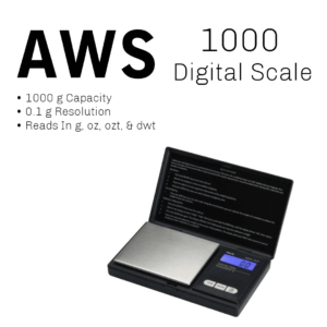 AWS 1000 Digital Pocket Scale