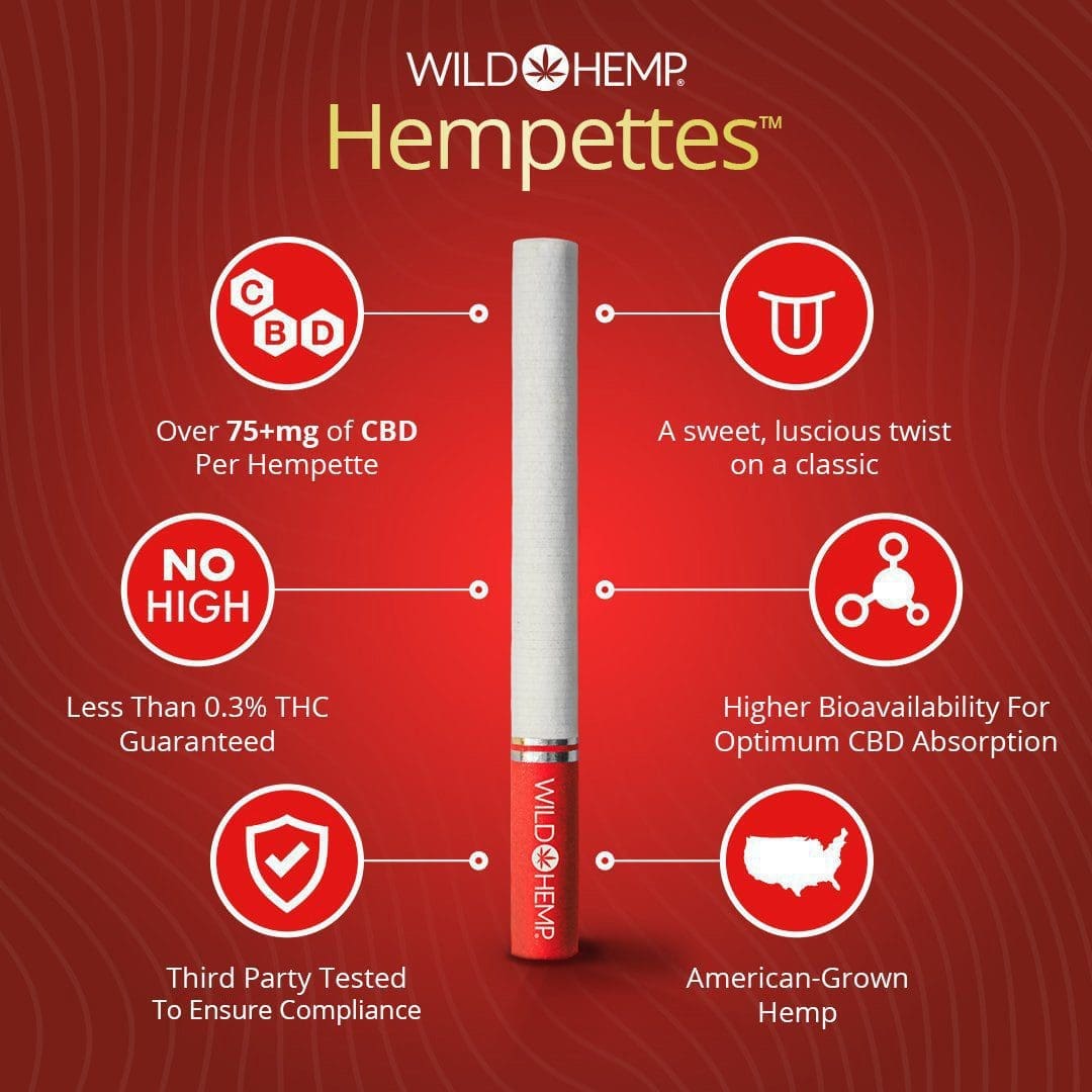 Wild Hemp Red CBD Cigarettes