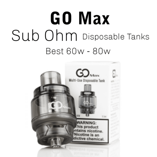 Go Max Sub Ohm Disposable Vape Tank