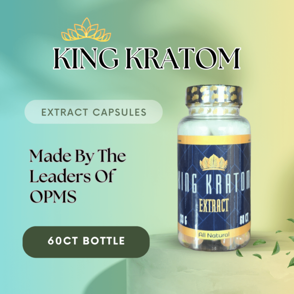 King Kratom Extract Capsules 60ct