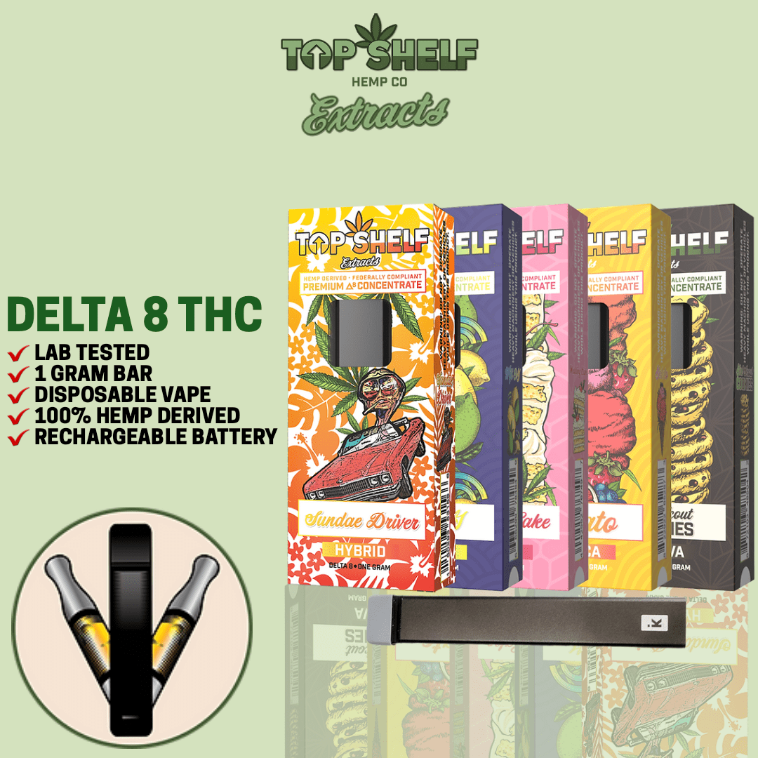 Top Shelf Delta 8 THC Disposable Vape