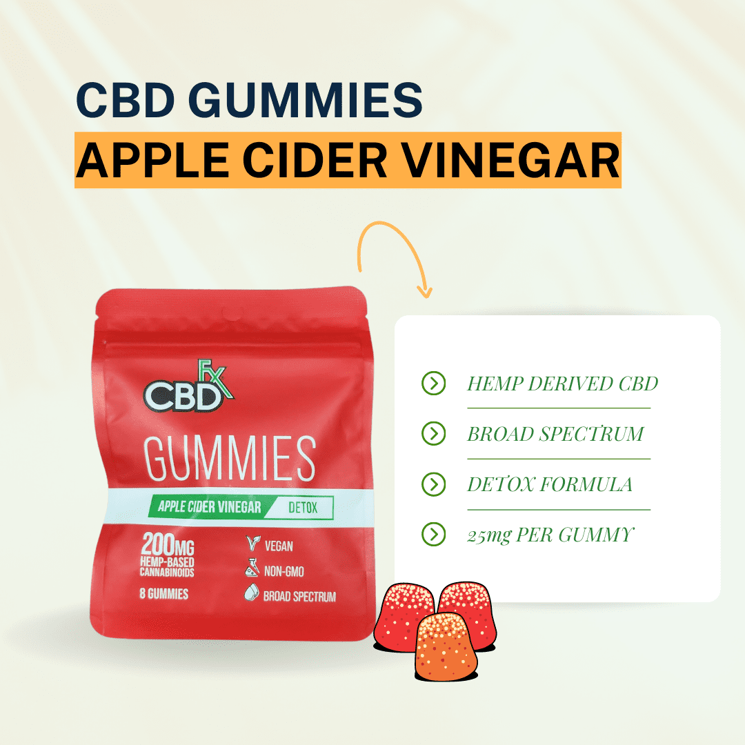 CBDFX Apple Cider Vinegar Gummies
