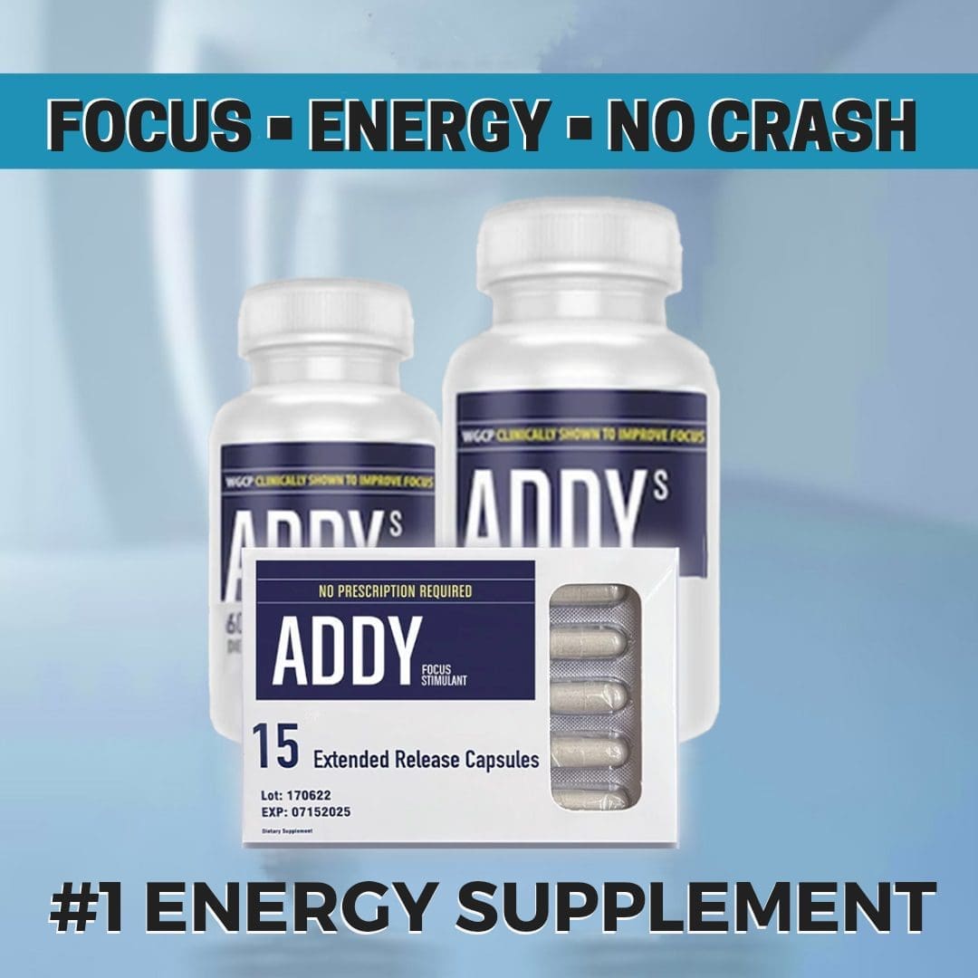 Addy Focus And Energy Capsules 15ct