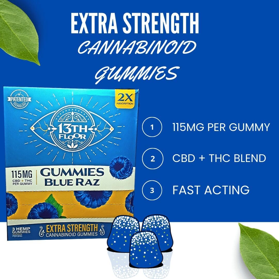 13TH Floor THC Cannabinoid Gummies 115mg