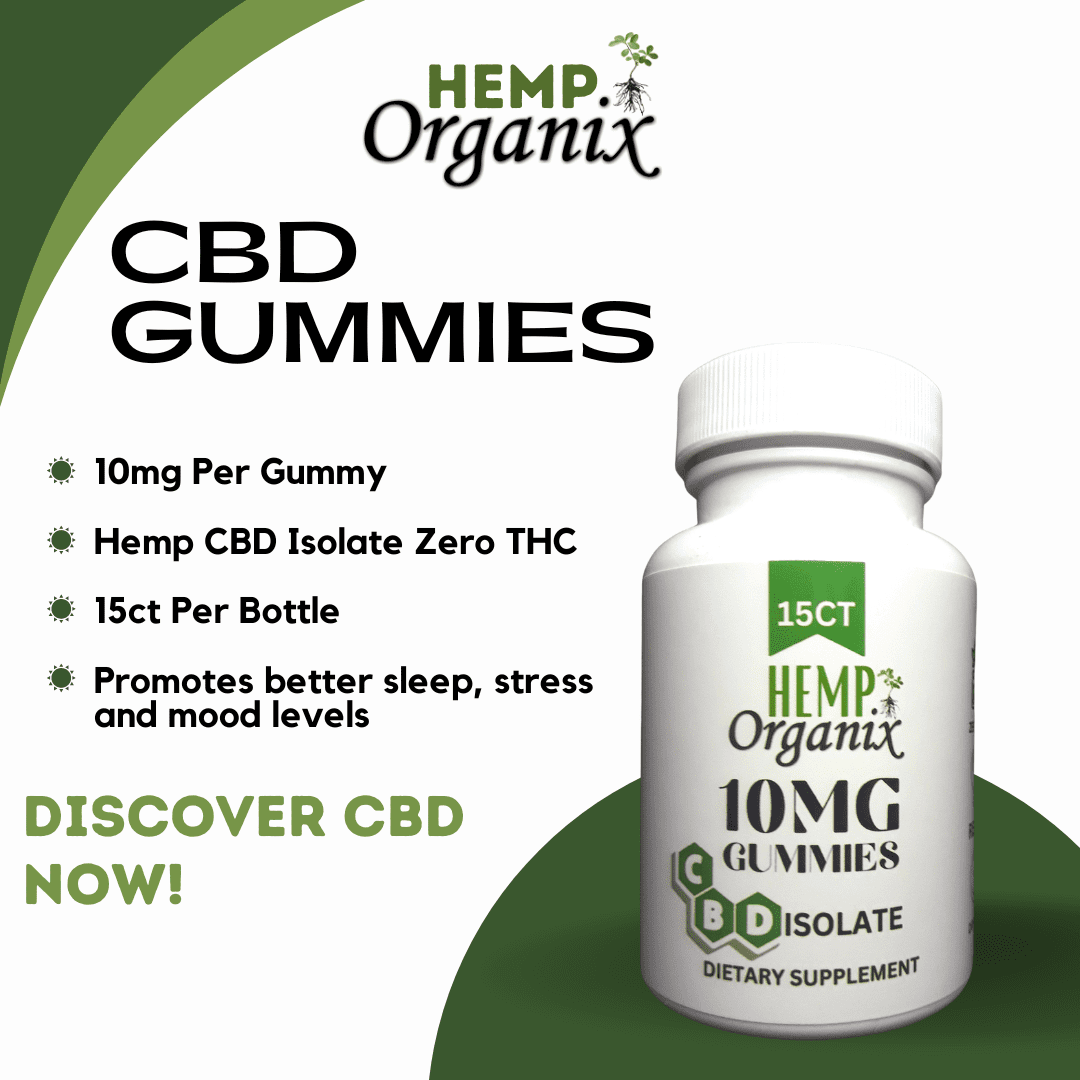 Hemp Organix CBD Gummies 15ct