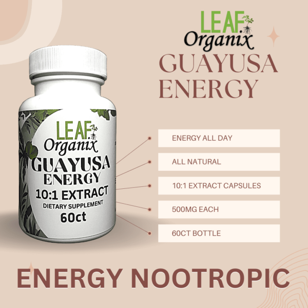 Leaf Organix Guayusa Energy 60ct