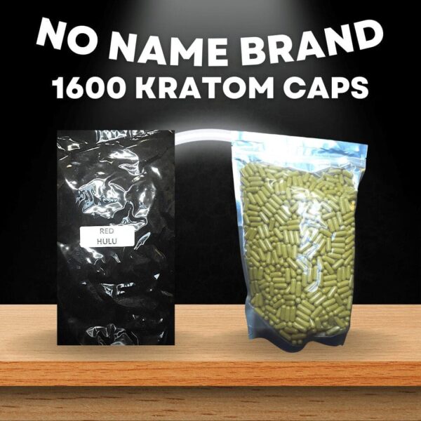 No Name Brand Bulk Kratom Capsules 1600ct