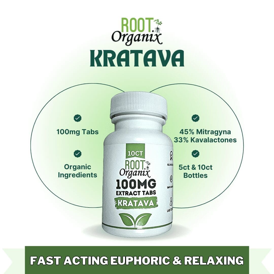 Kratava Tabs Kratom Kava Blend