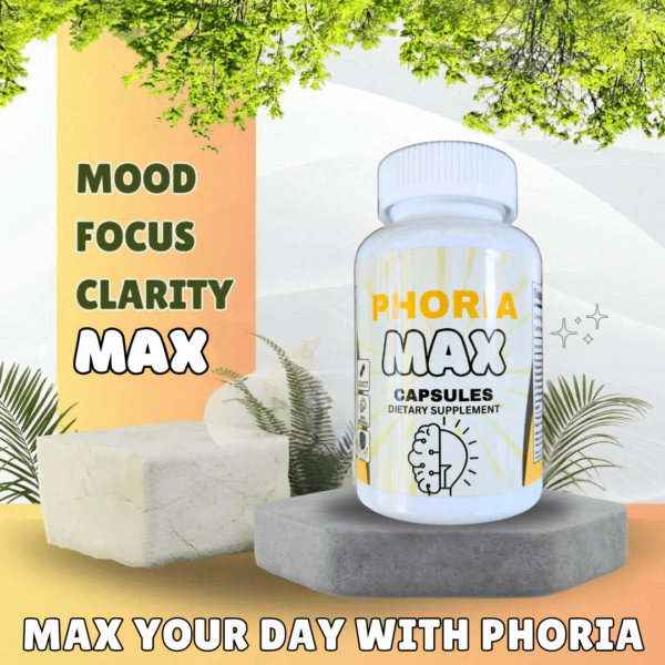 Phoria Max Capsules Depression Supplements Boost Mood With Dopamine Supplements