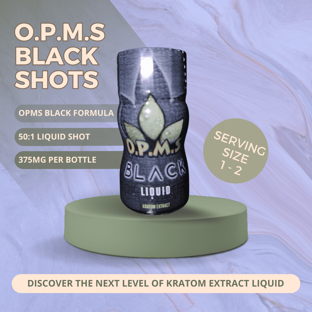OPMS Black Kratom Extract Shot