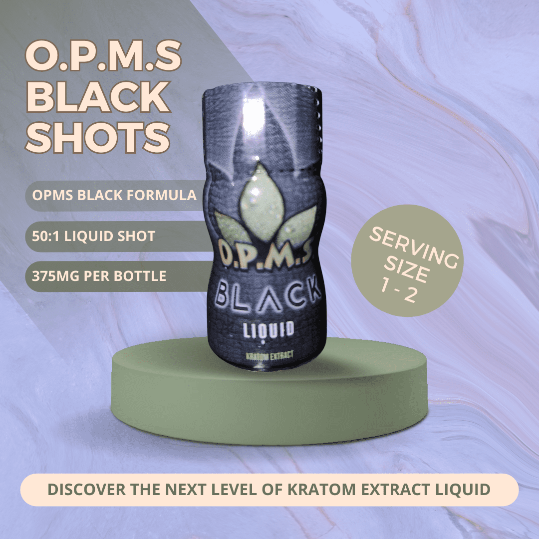 OPMS Black Kratom Shots