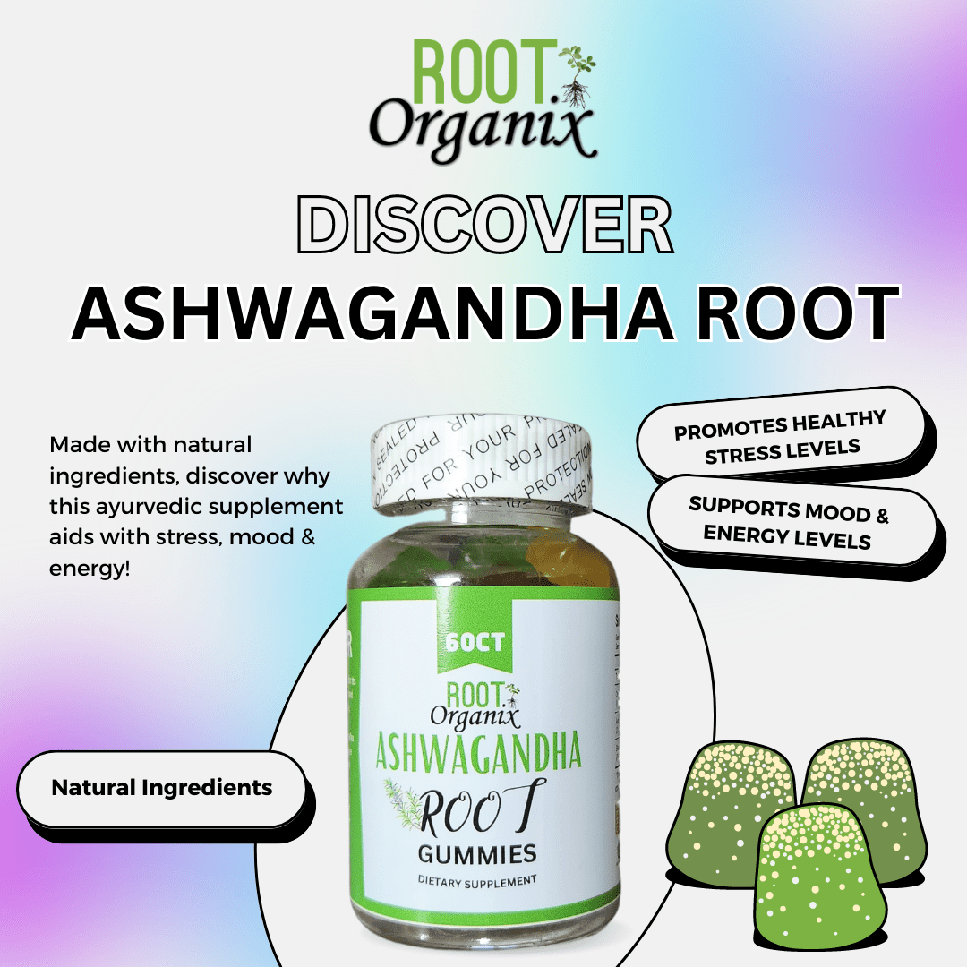 Root Organix Ashwagandha Gummies 60ct