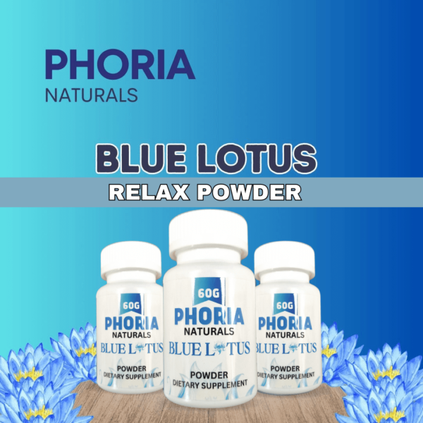 Blue Lotus Relax Extract Powder Phoria Naturals