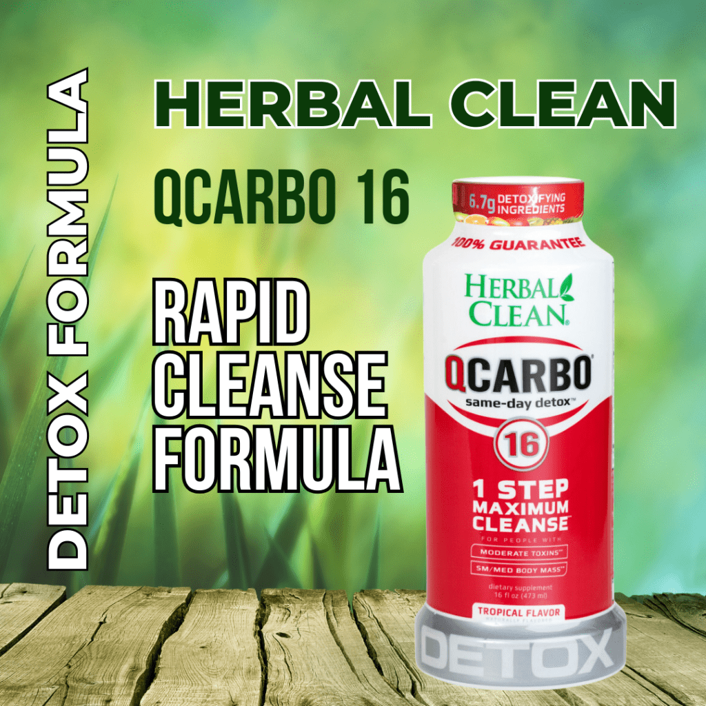 Herbal Clean QCarbo 16 Rapid Detox Formula