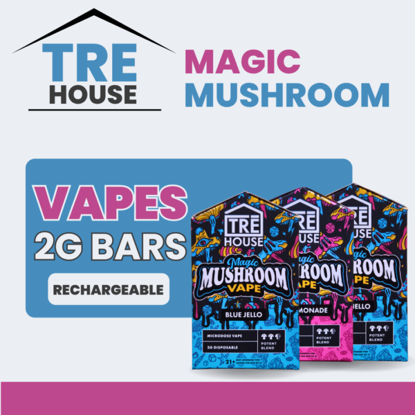 Tre House Magic Mushroom Vapes 2g