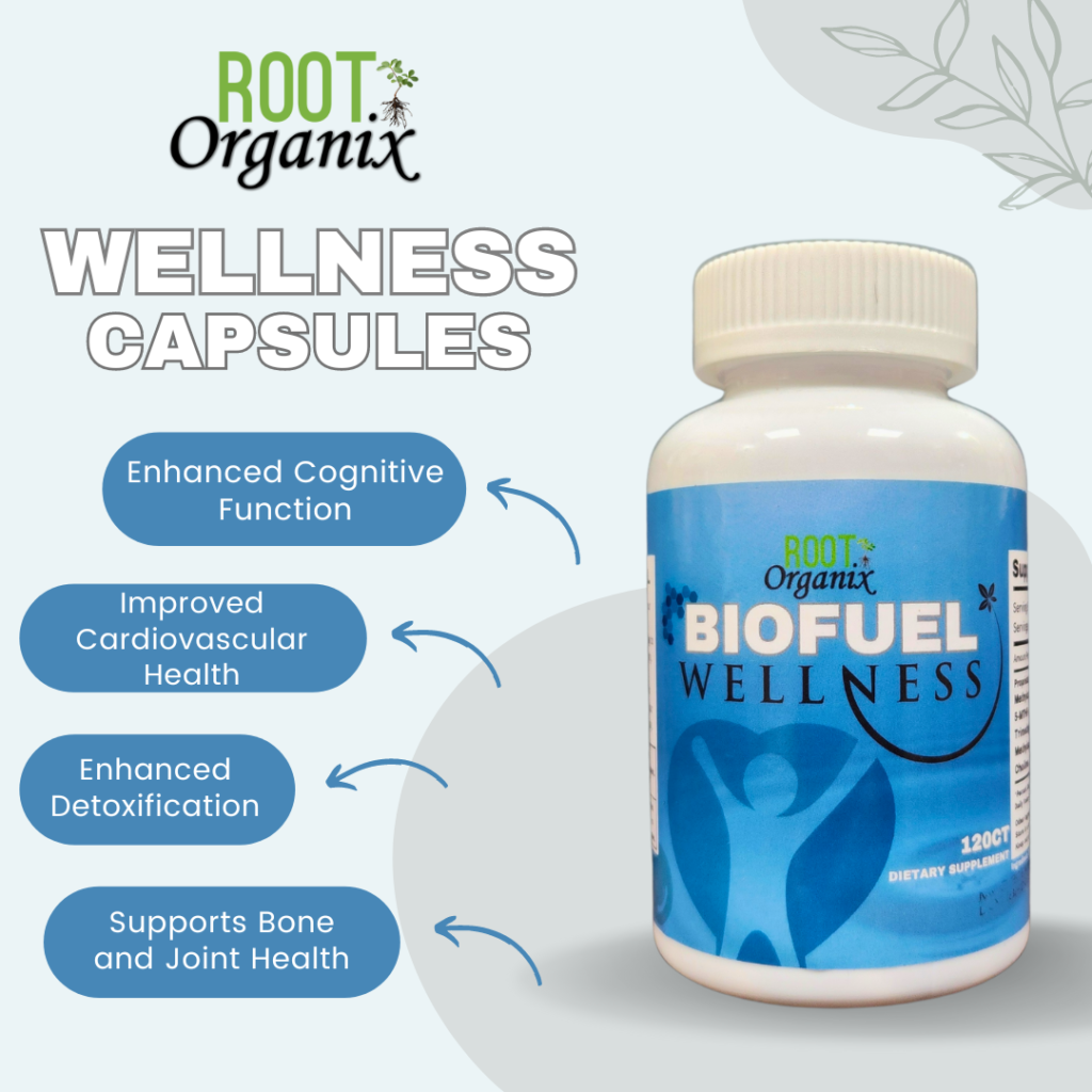 Root Organix BioFuel Wellness Methylation Supplement Capsules