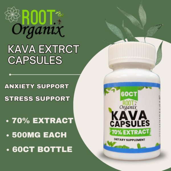 Root Organix Kava Extract Capsules 70%