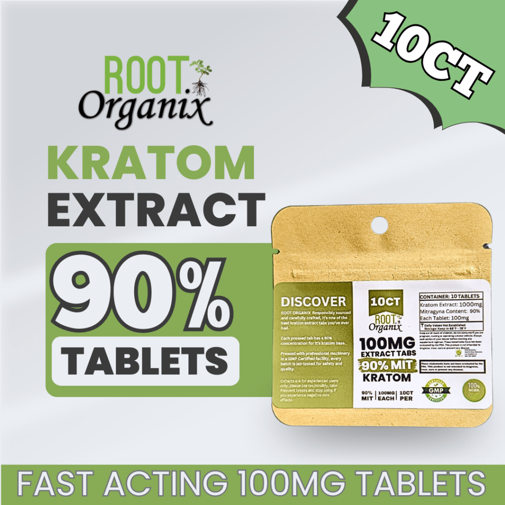 Root Organix 90% Kratom Extract Tabs