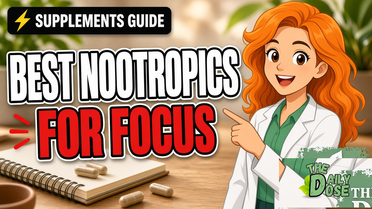Best nootropics for focus calm clarity vs drive