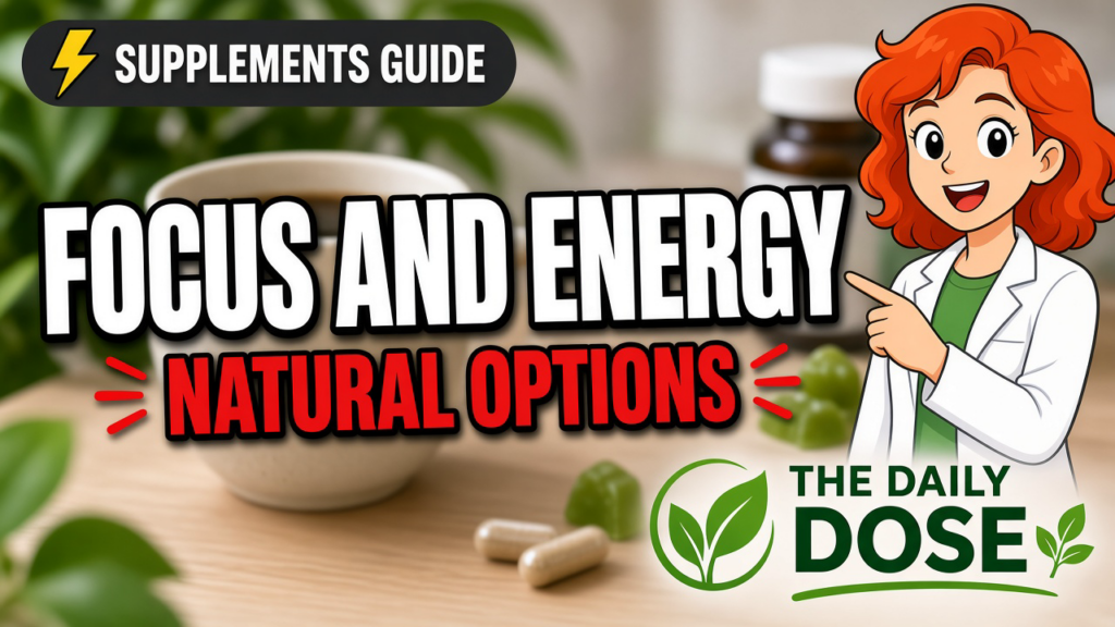 Focus and energy supplements natural options beyond coffee