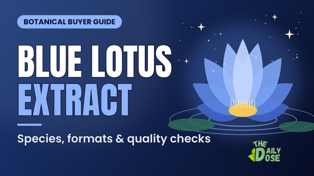 Blue lotus extract buyer guide — The Daily Dose
