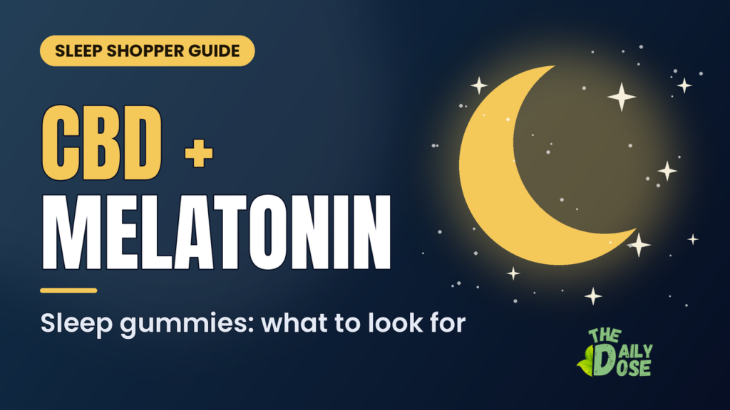 CBD gummies with melatonin for sleep - what shoppers should know - The Daily Dose
