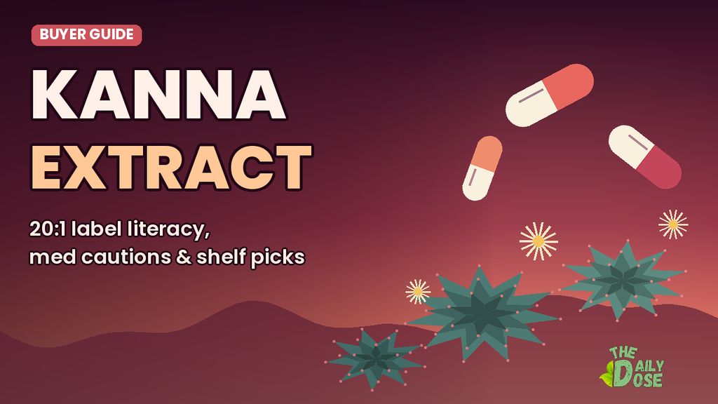 Kanna extract buyer guide — The Daily Dose