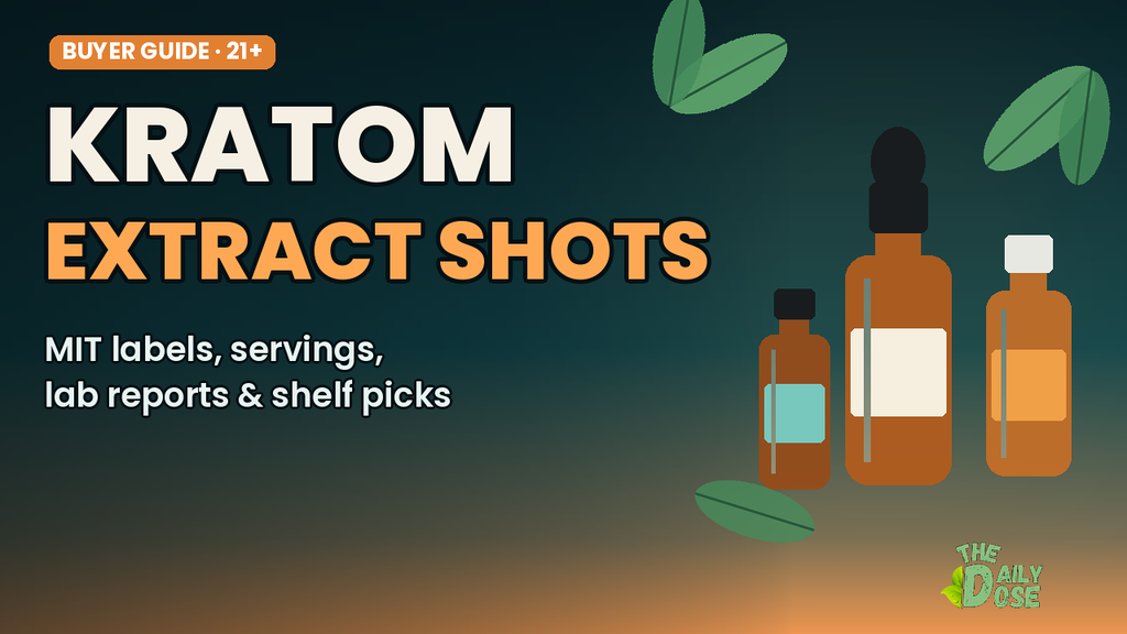 Kratom extract shots buyer guide — The Daily Dose