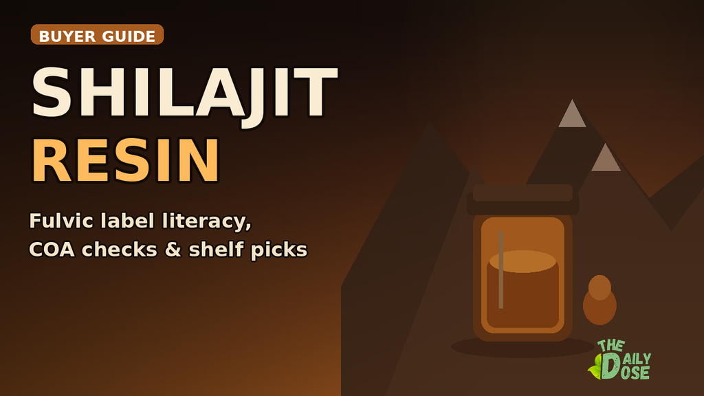Shilajit resin buyer guide — The Daily Dose